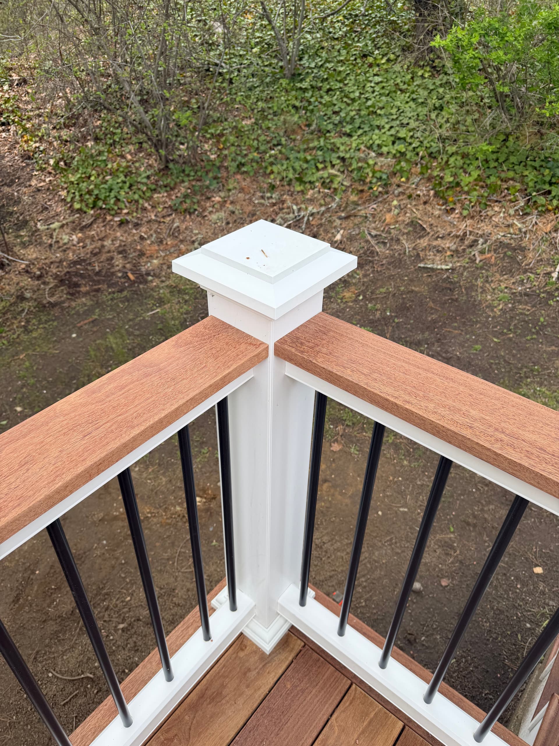 Gallery photos for Cumaru Deck Build with TimberTech Railings in Chatham MA: Image #6