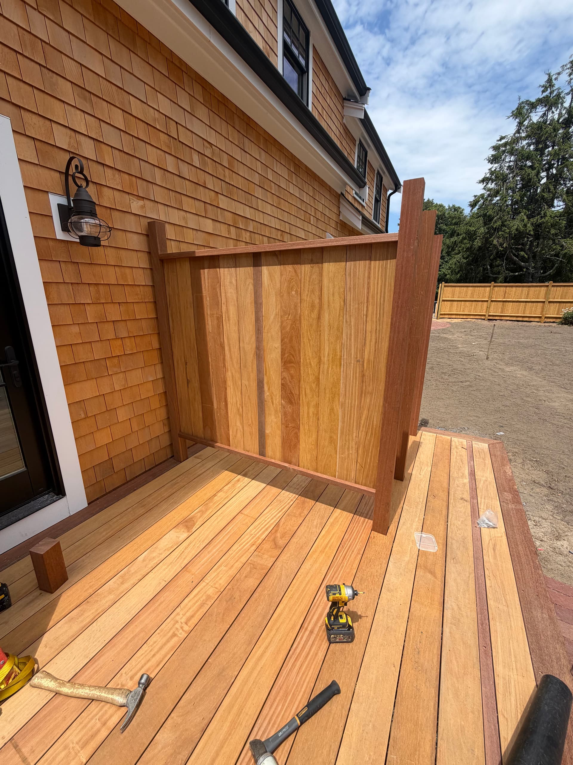 Gallery photos for Garapa Deck with Cumaru Border and Custom Outdoor Shower in Harwich Port: Image #3