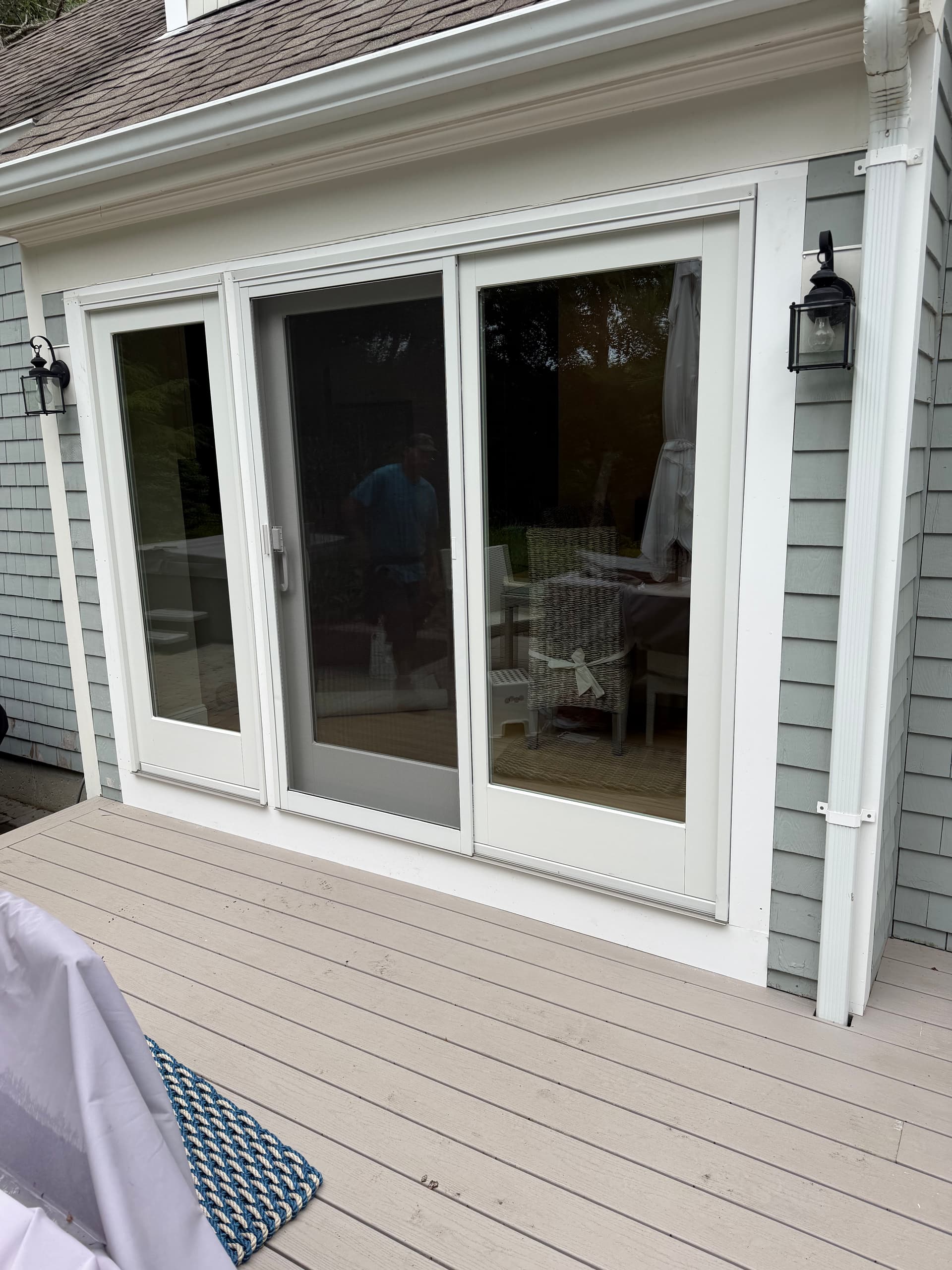 Gallery photos for New Seabury Deck Resurfacing and Andersen Slider Replacement: Image #1