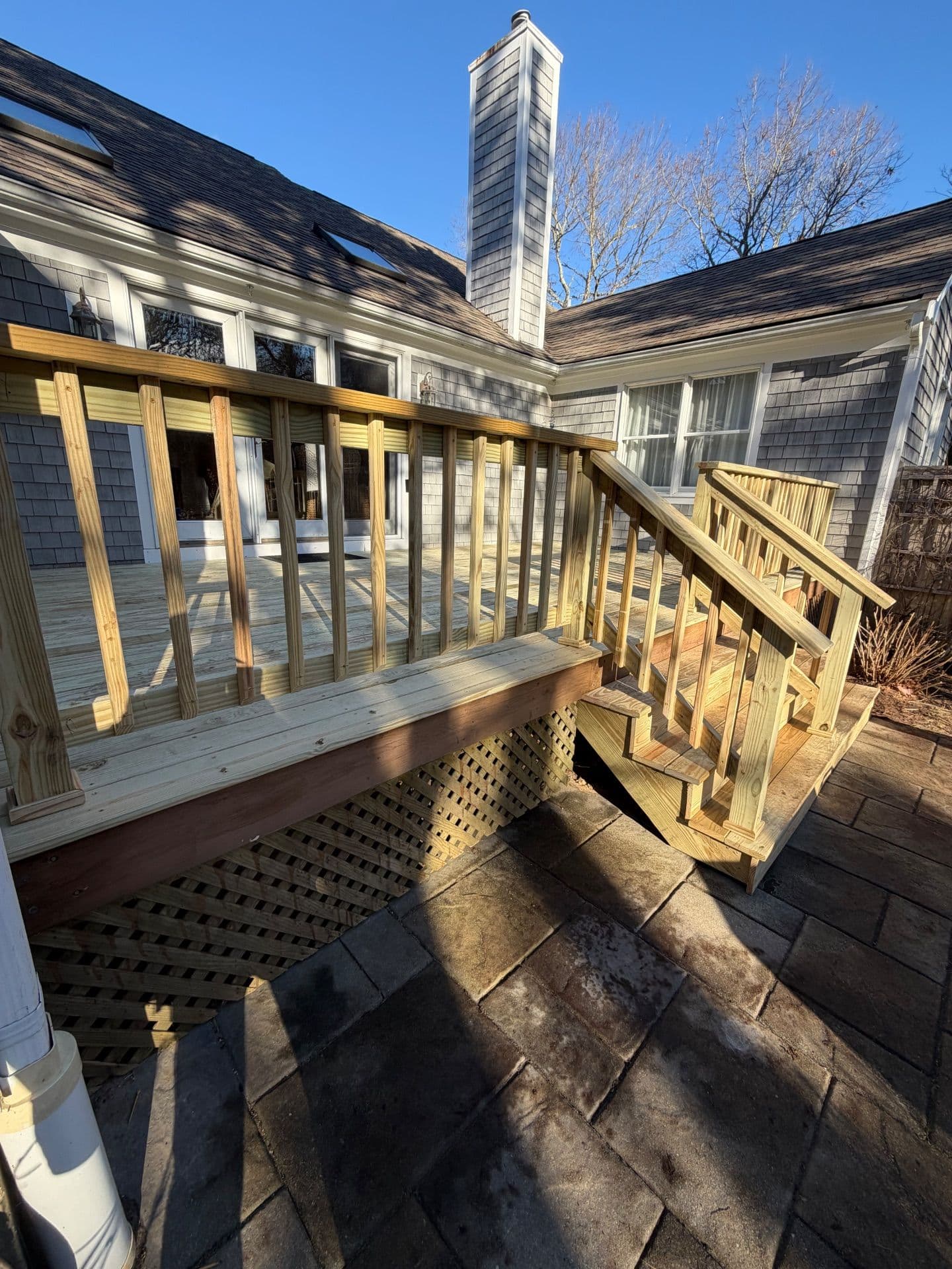 Gallery photos for Mashpee Deck Upgrade with Seamless Design: Image #2