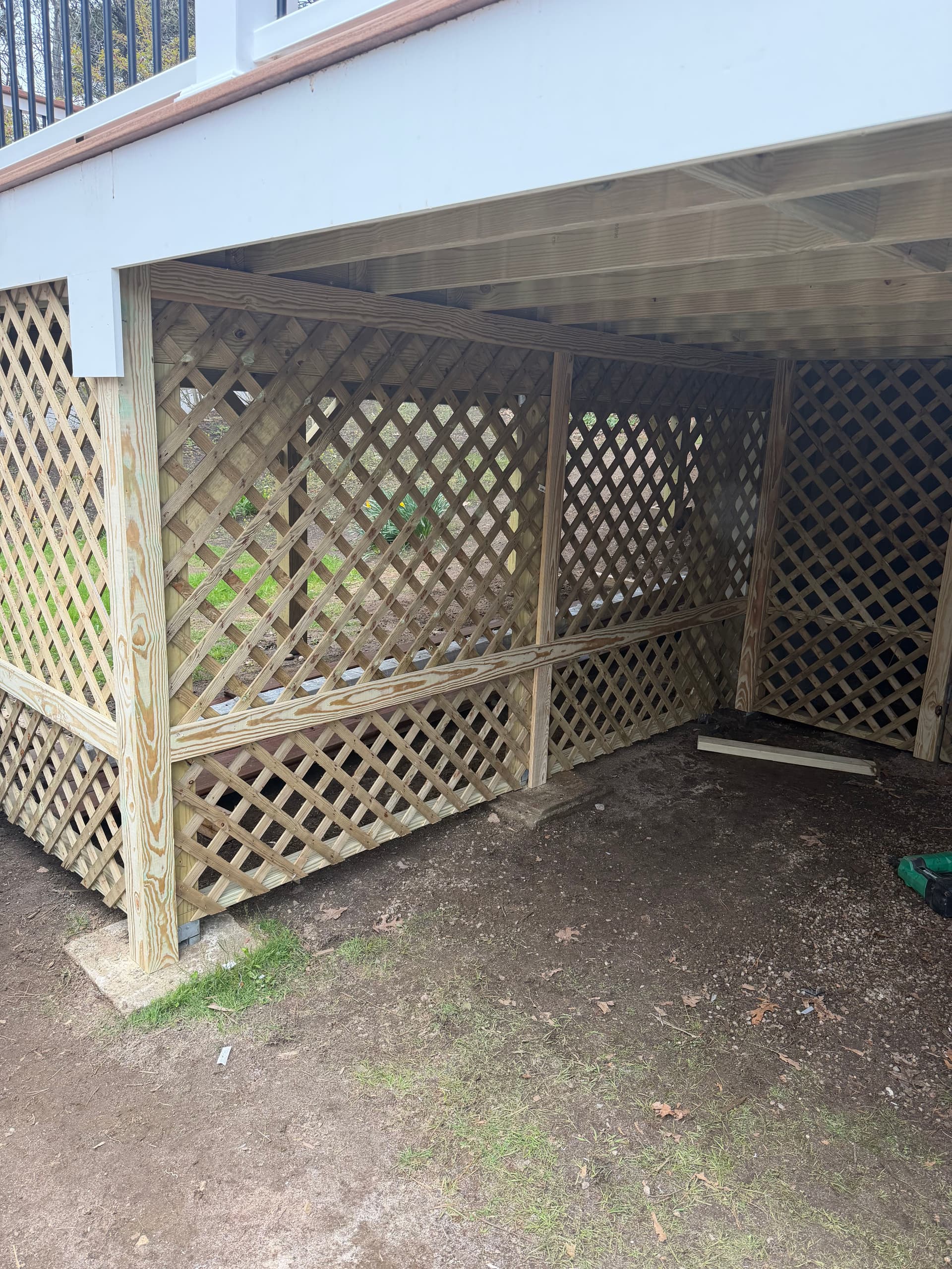 Gallery photos for Cumaru Deck Build with TimberTech Railings in Chatham MA: Image #2