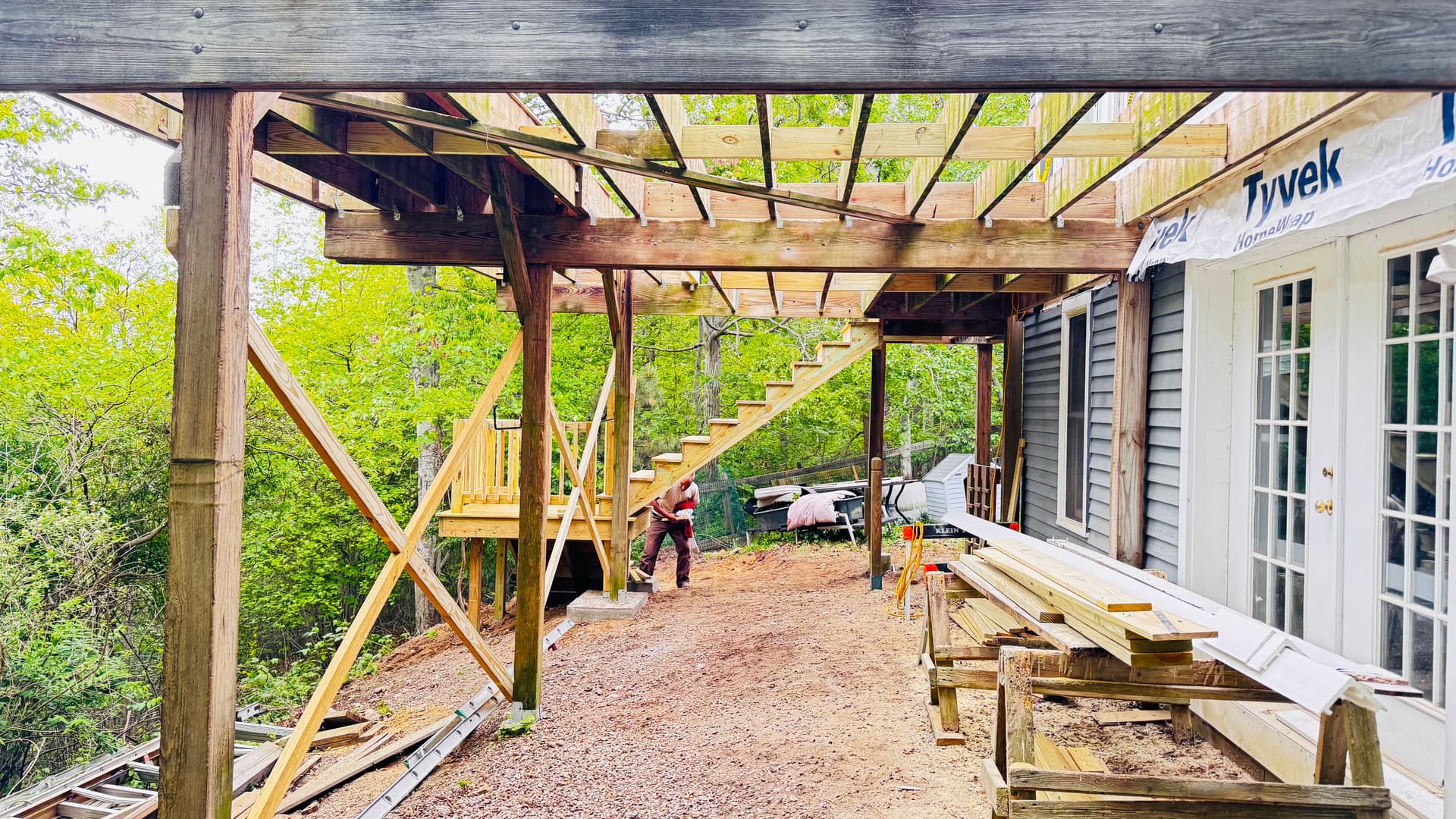 Gallery photos for Deck Resurfacing and Trex RainEscape Installation in Plymouth: Image #4