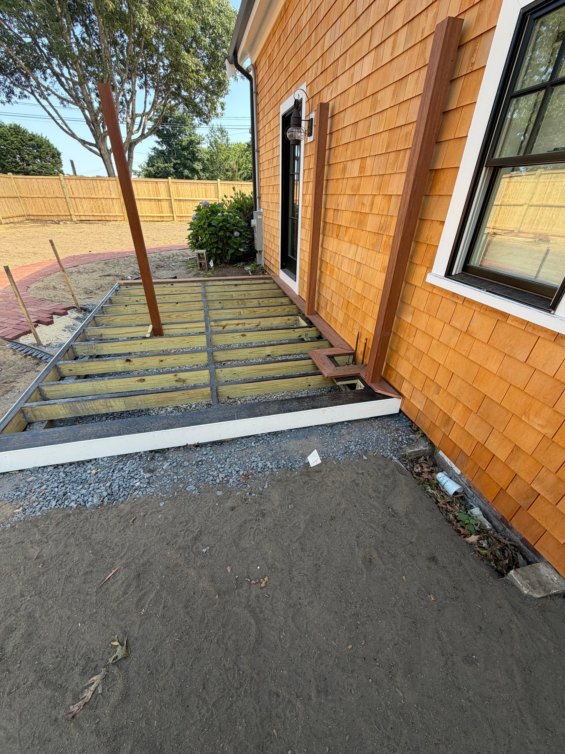 Gallery photos for Garapa Deck with Cumaru Border and Custom Outdoor Shower in Harwich Port: Image #7