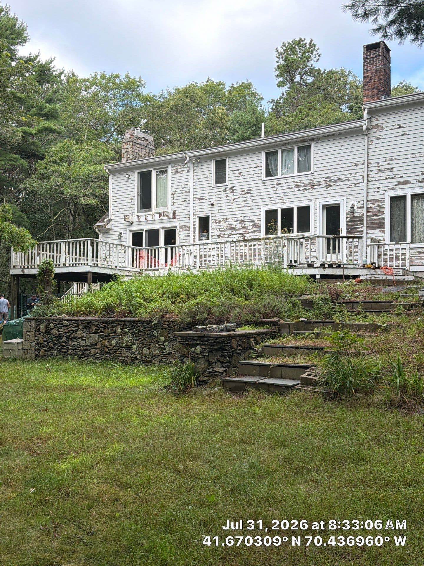 Gallery photos for Deck Rebuild Kicks Off in Marstons Mills - Demo and Footings Underway: Image #7