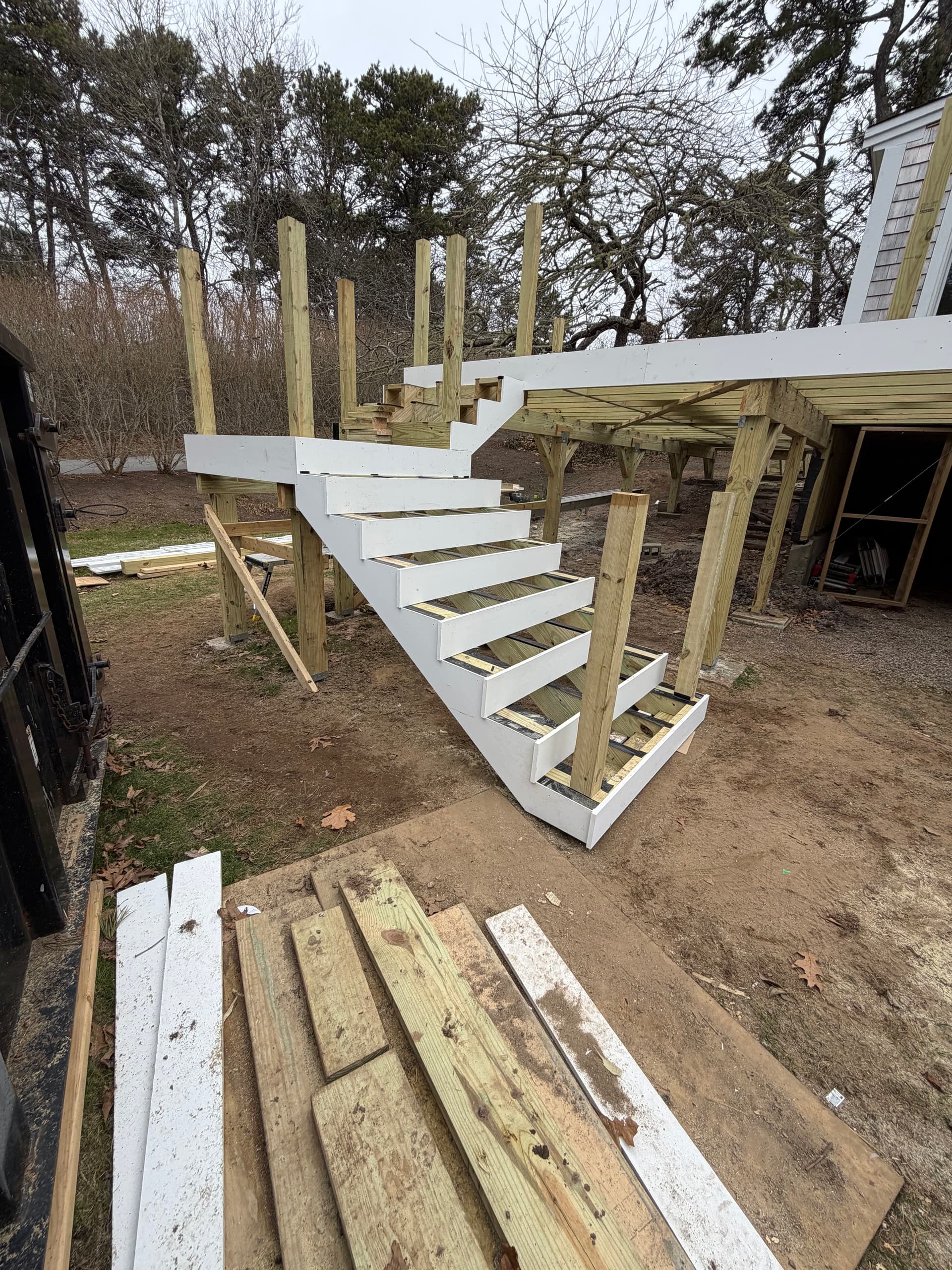 Gallery photos for Chatham Deck Build - Cumaru Decking and Stair Progress: Image #6