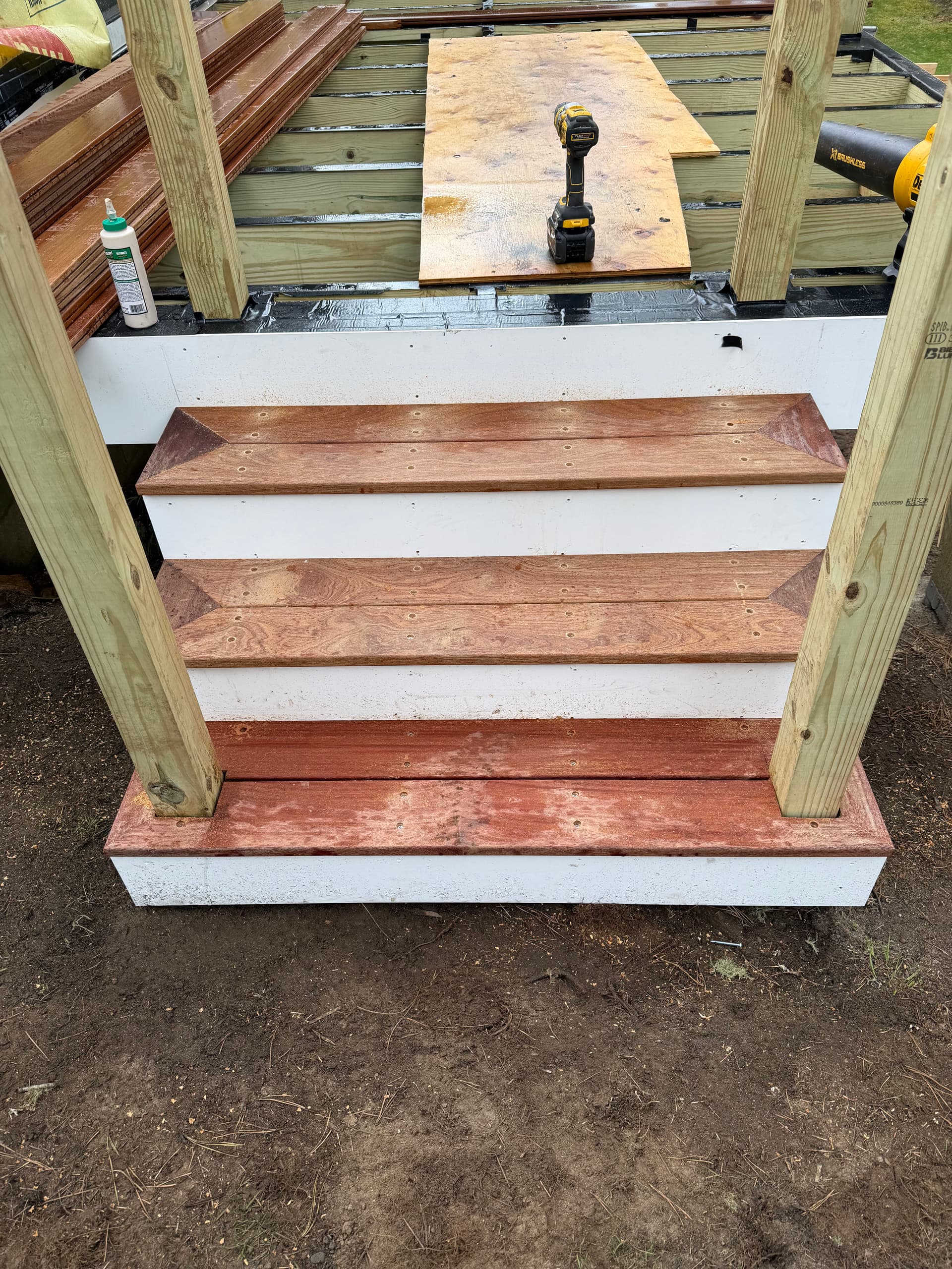 Gallery photos for Chatham Deck Build - Cumaru Decking and Stair Progress: Image #9