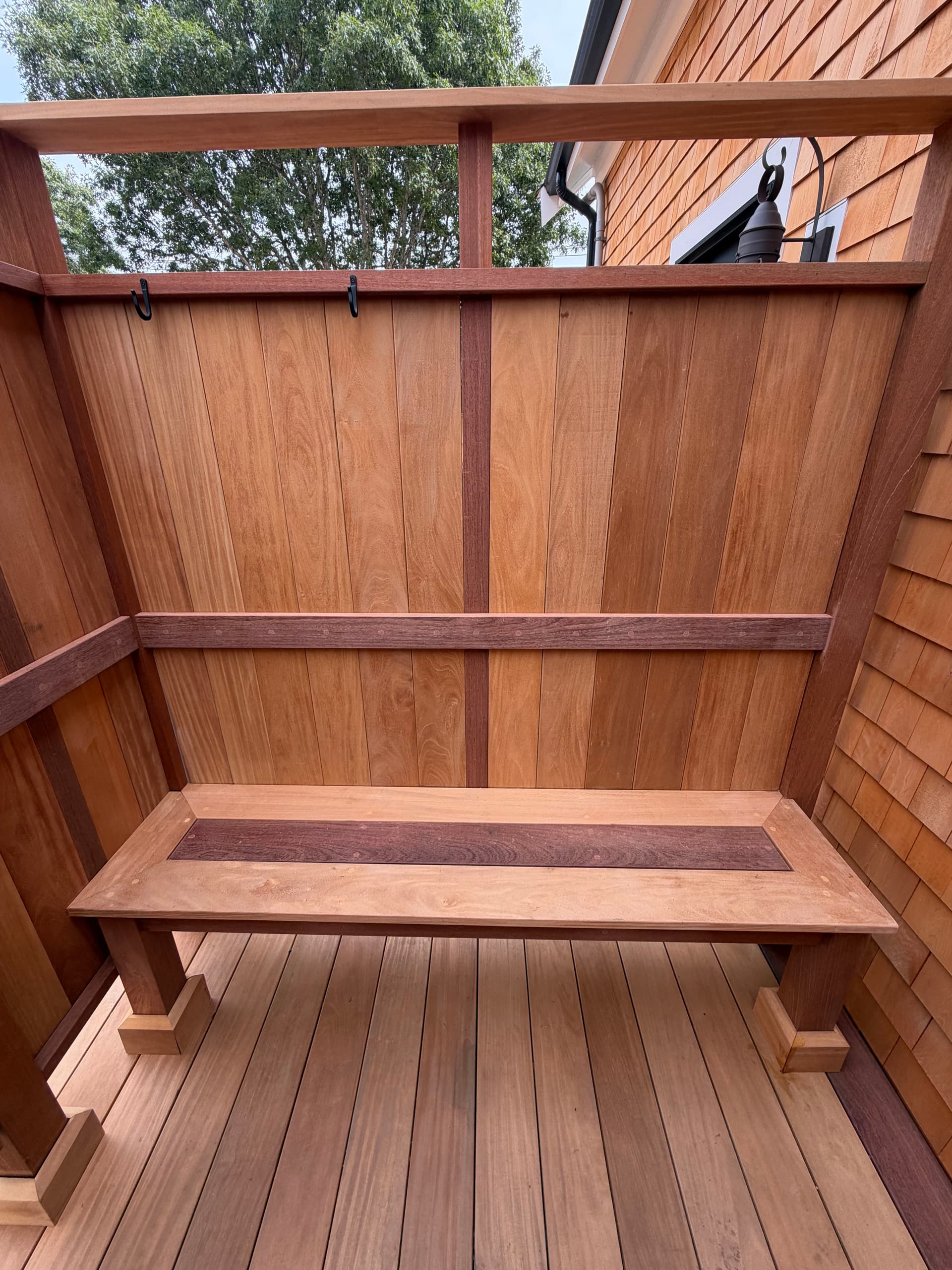 Gallery photos for Garapa Deck and Custom Outdoor Shower Built for Beach Life: Image #2