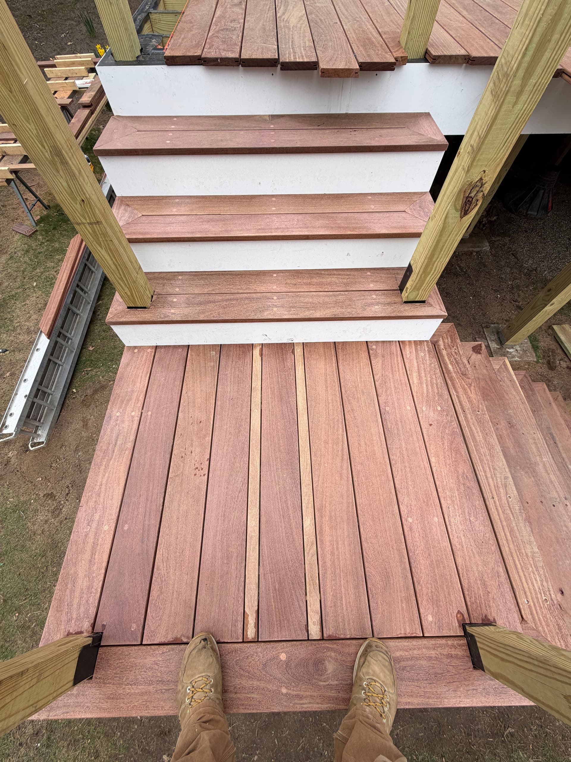 Gallery photos for Chatham Deck Build - Cumaru Decking and Stair Progress: Image #7