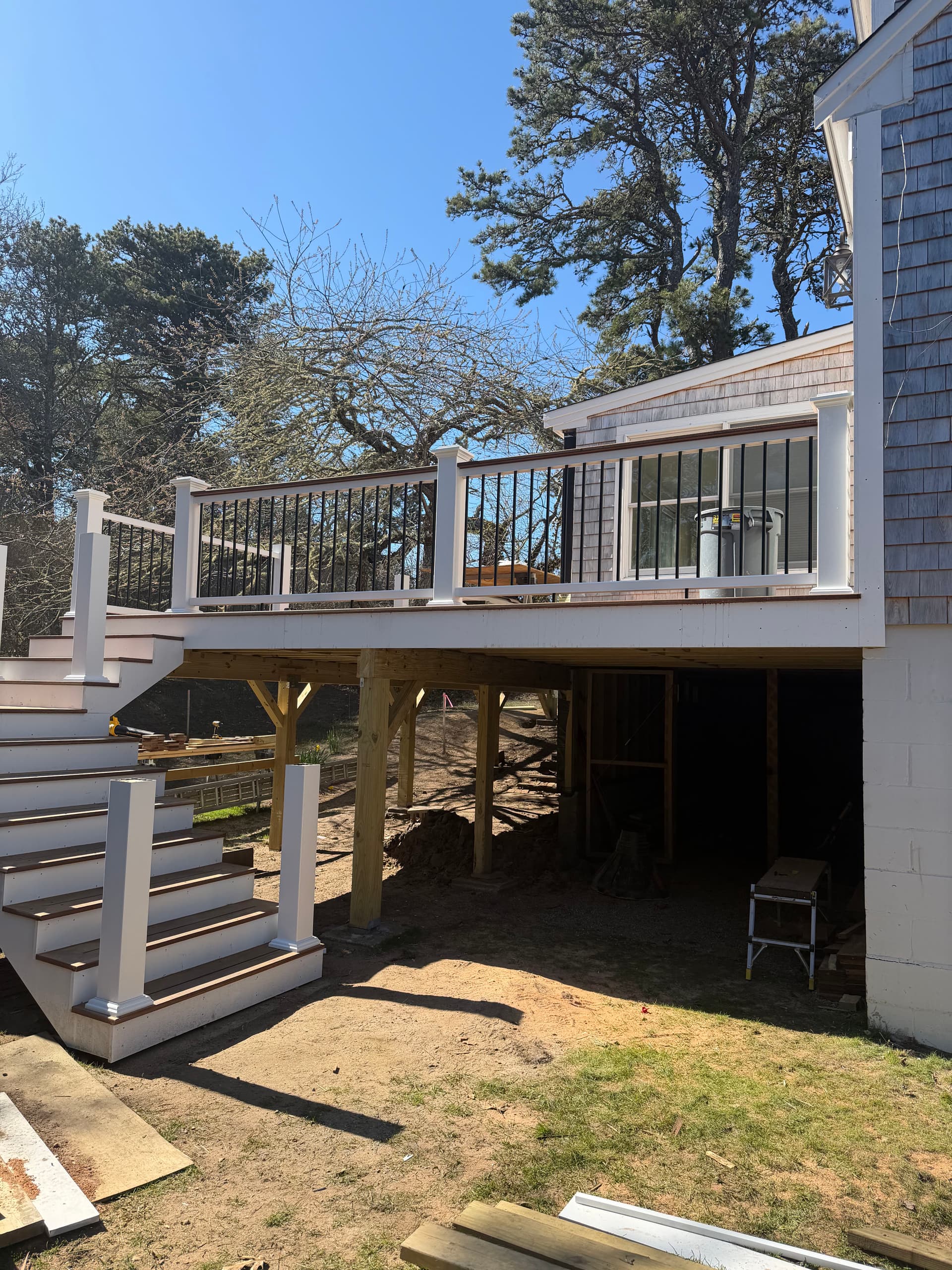 Gallery photos for Cumaru Deck Build Coming Together in Chatham: Image #2