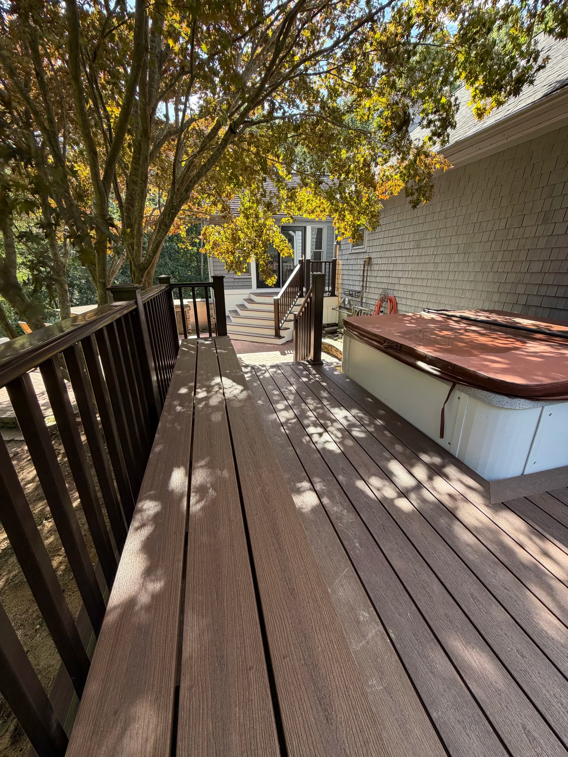 Gallery photos for Two Brand New Decks and a Hot Tub Exterior Refresh in Marstons Mills: Image #7