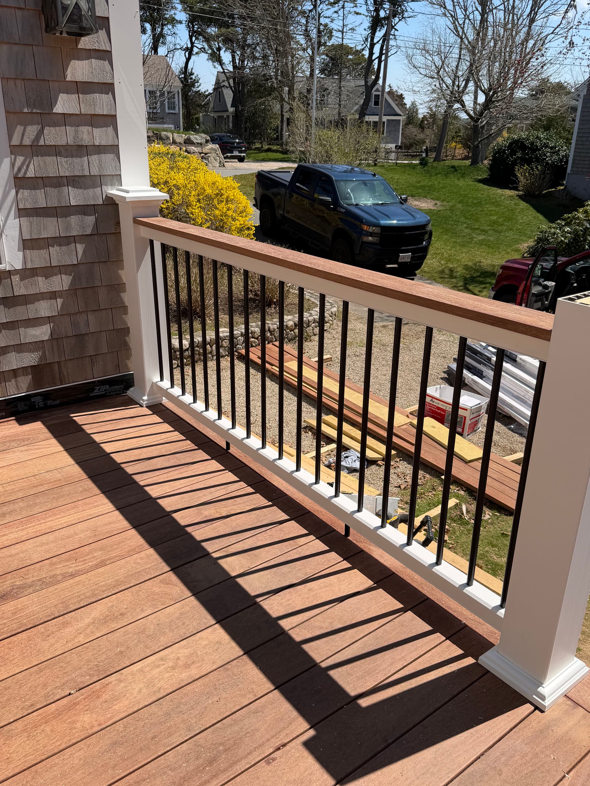 Gallery photos for Cumaru Deck Build Coming Together in Chatham: Image #1