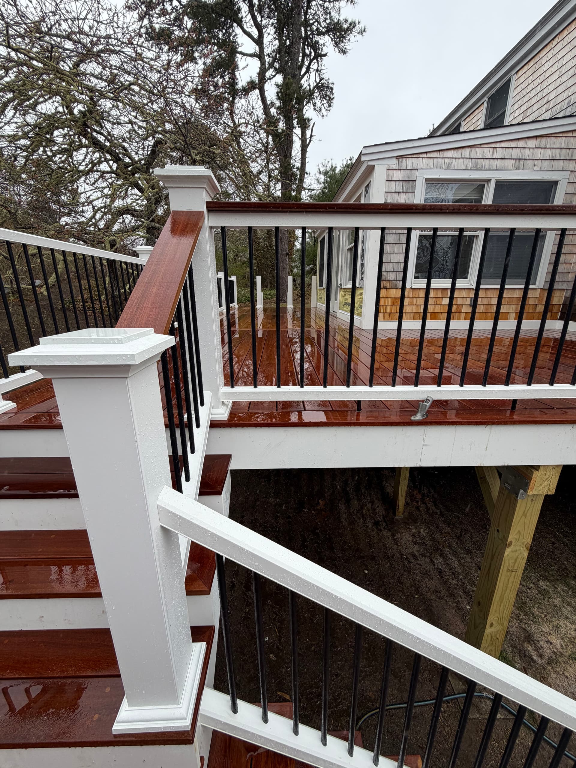 Gallery photos for Cumaru Deck Build Coming Together in Chatham: Image #8