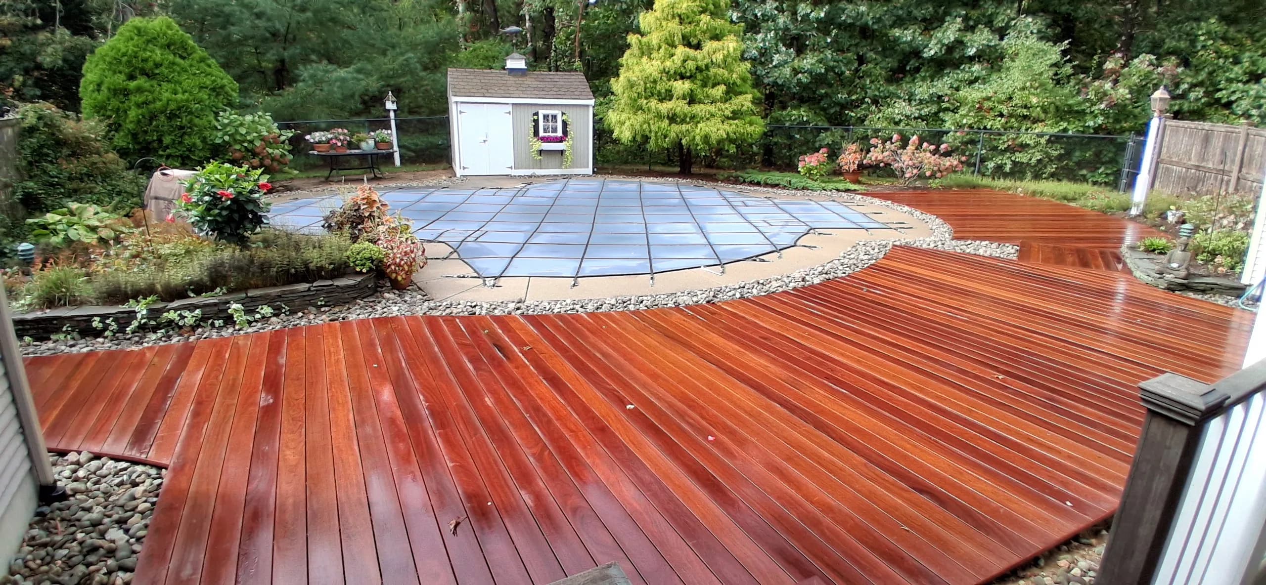 Project Cumaru Pool Deck Build in Brewster That Looks Like Fine Furniture image