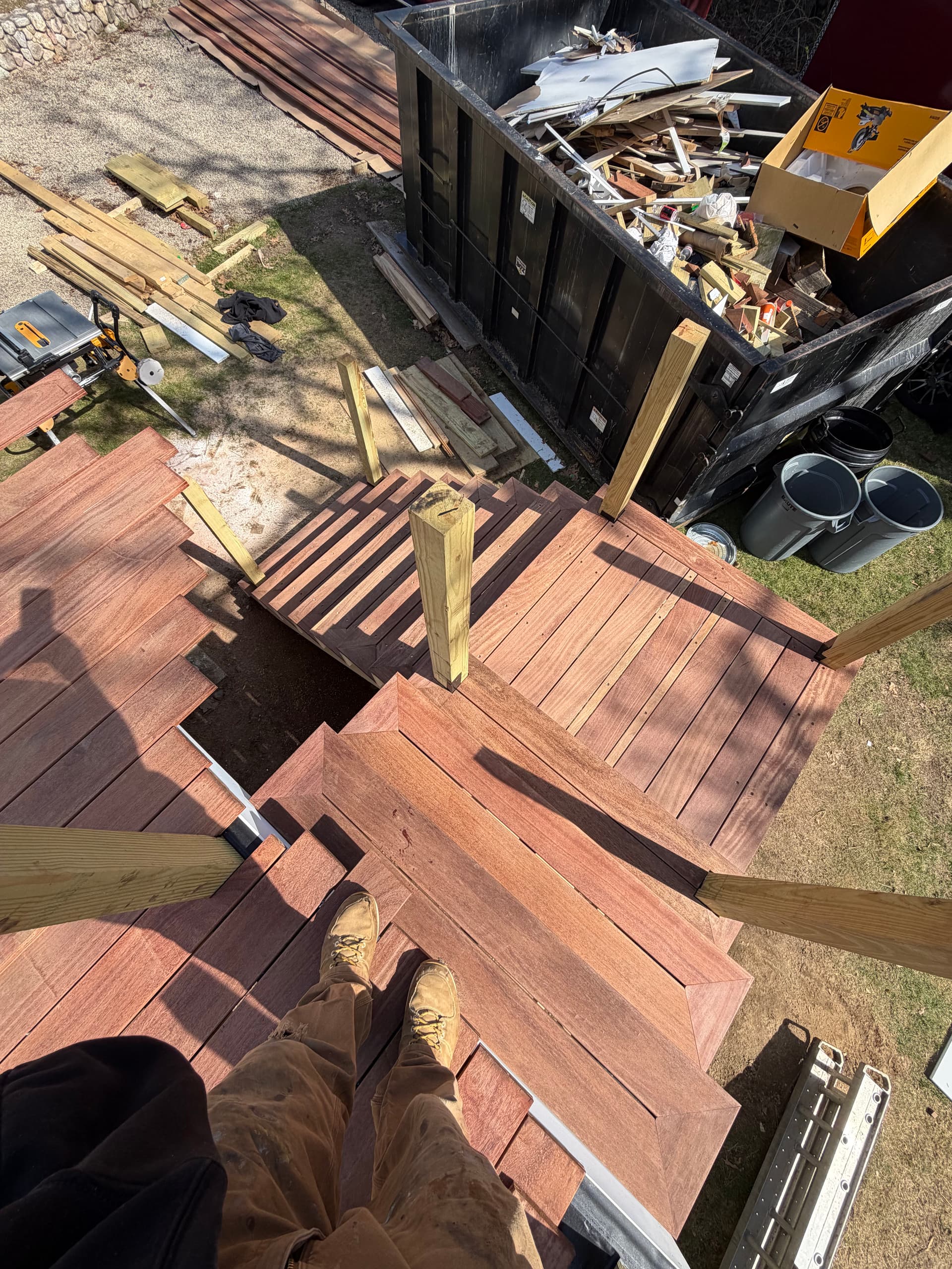 Gallery photos for Chatham Deck Build - Cumaru Decking and Stair Progress: Image #8