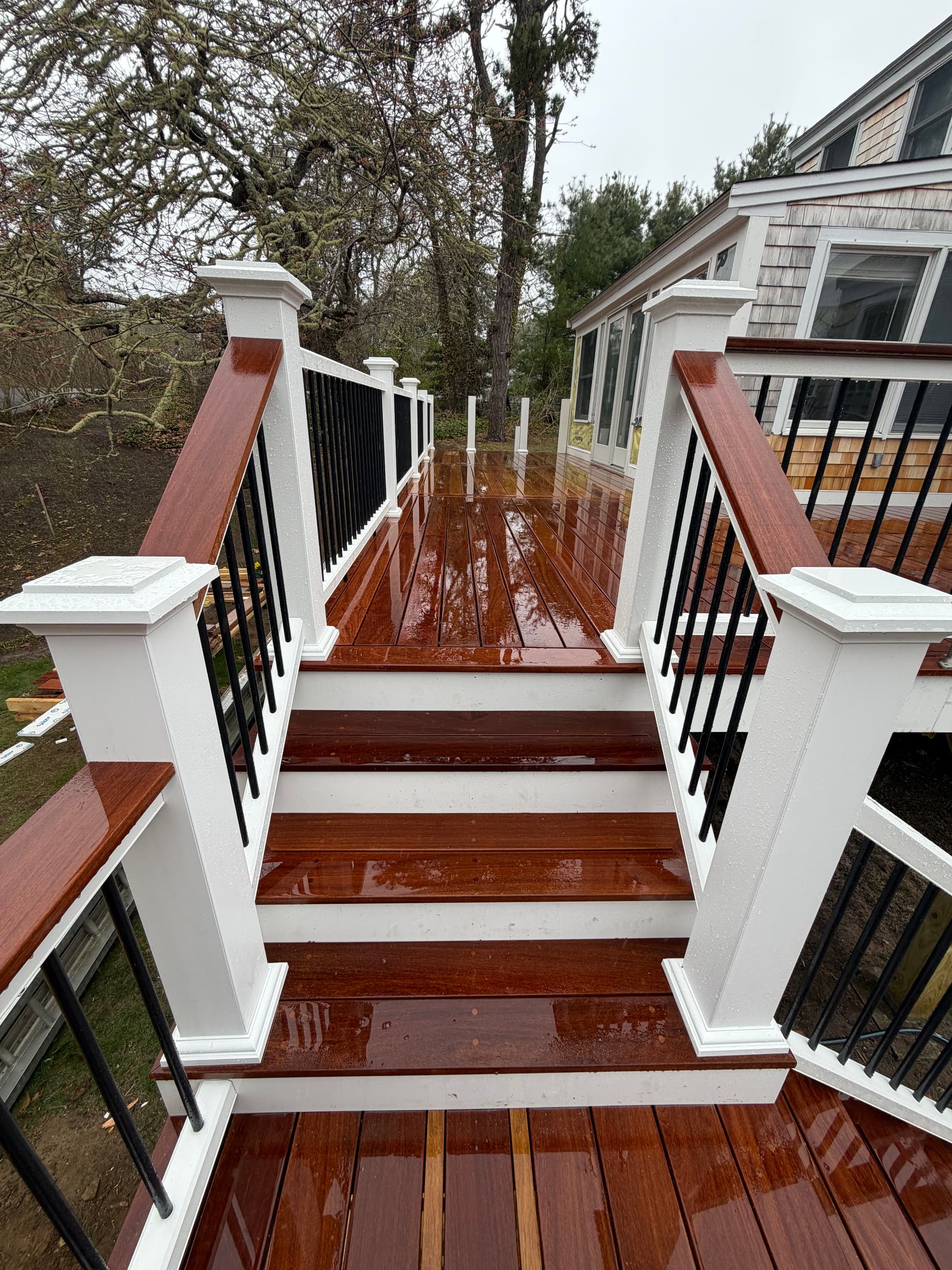 Gallery photos for Cumaru Deck Build Coming Together in Chatham: Image #6