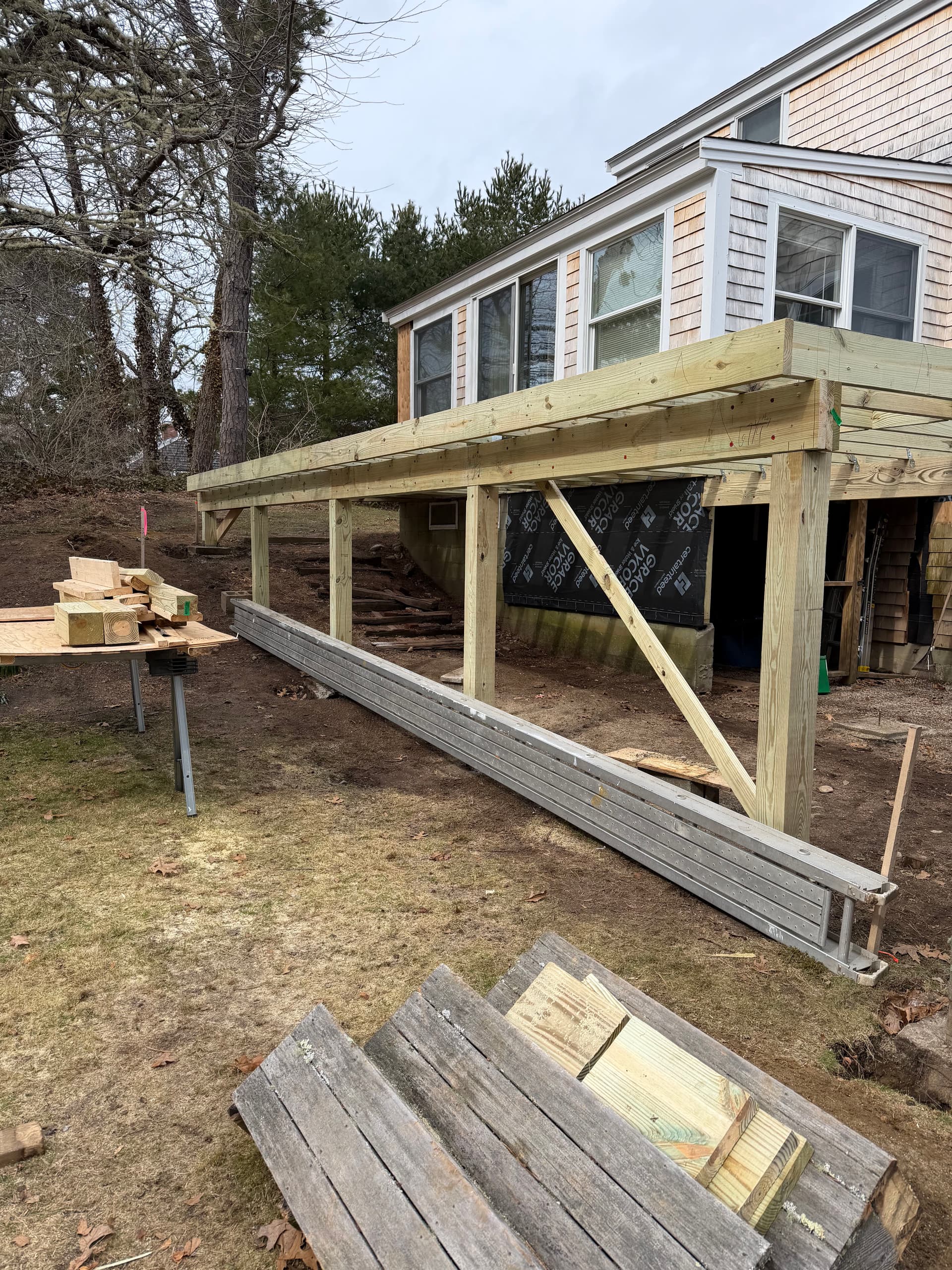 Gallery photos for Building a Sturdy Deck in Chatham: Image #1