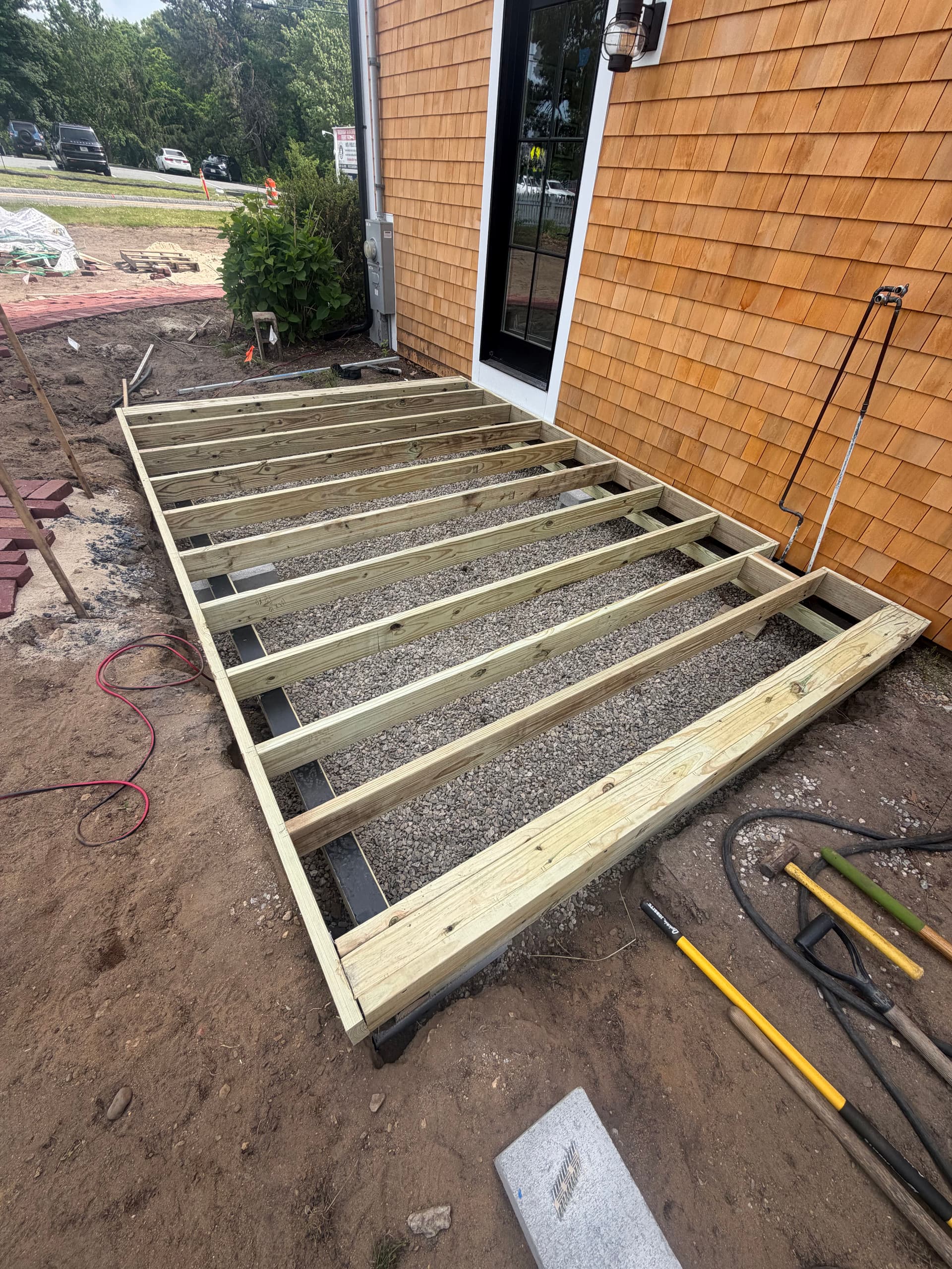 Gallery photos for Garapa Deck with Cumaru Border and Custom Outdoor Shower in Harwich Port: Image #9