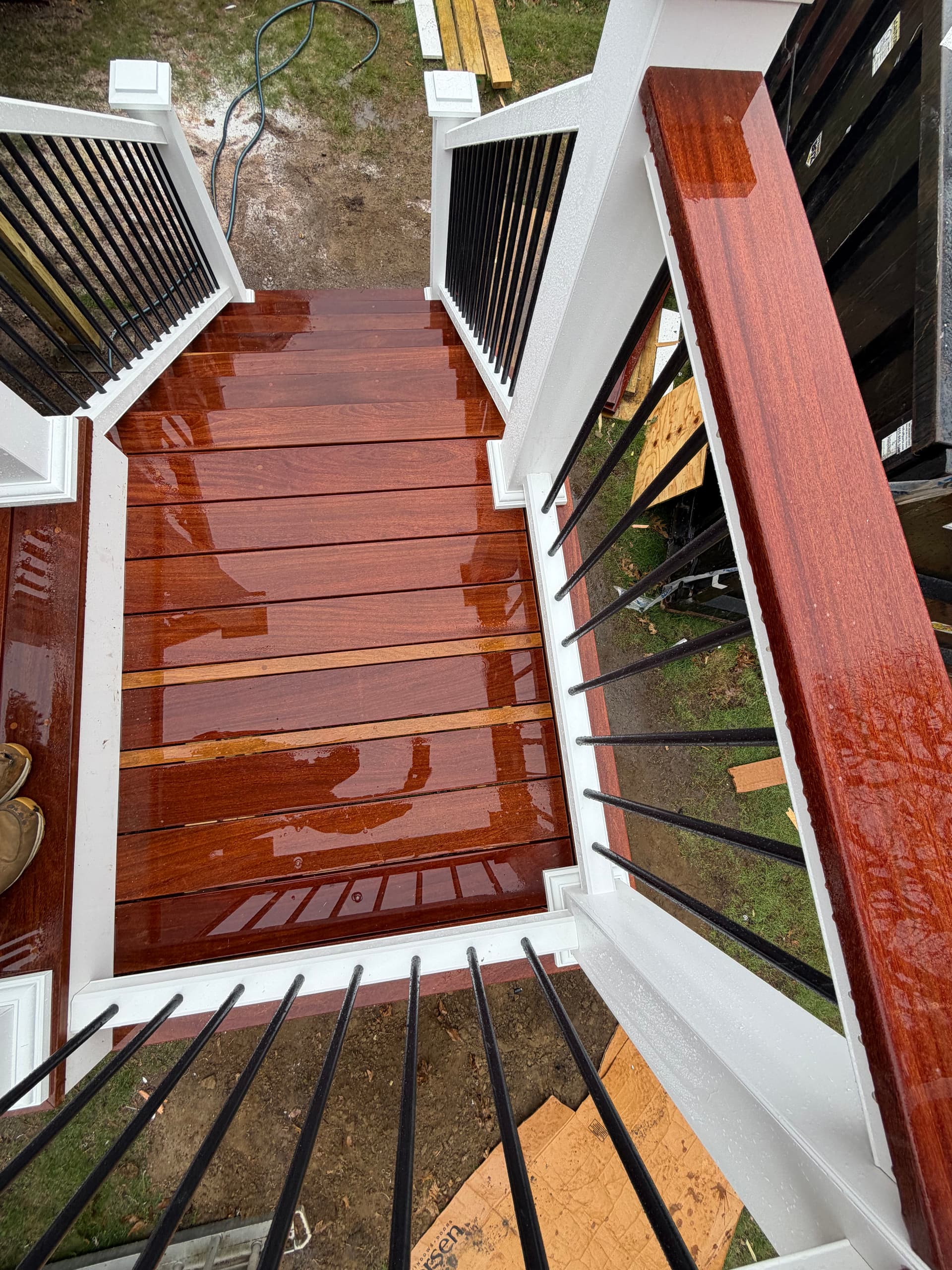 Gallery photos for Cumaru Deck Build Coming Together in Chatham: Image #7