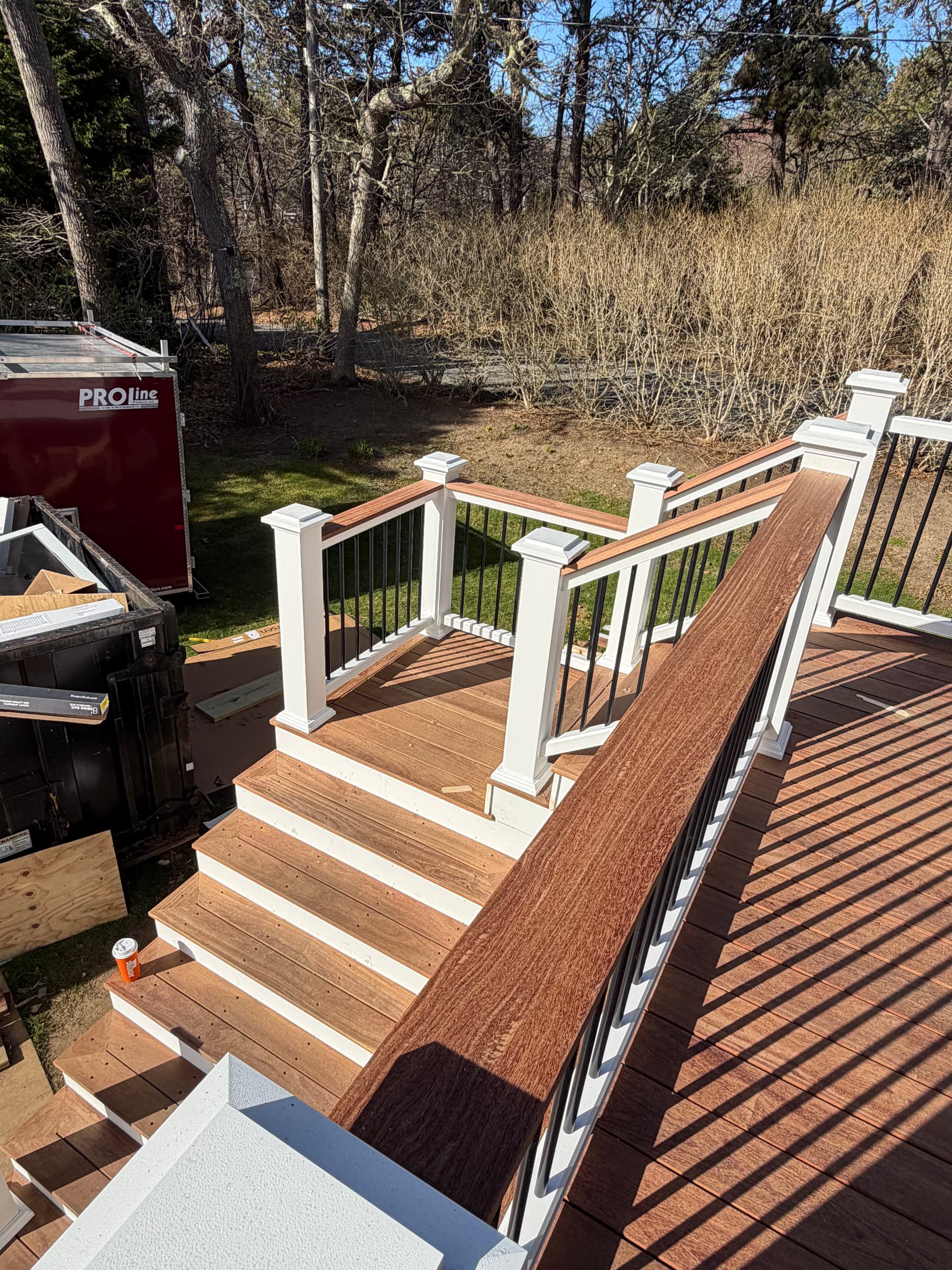 Gallery photos for Cumaru Deck Build Coming Together in Chatham: Image #3