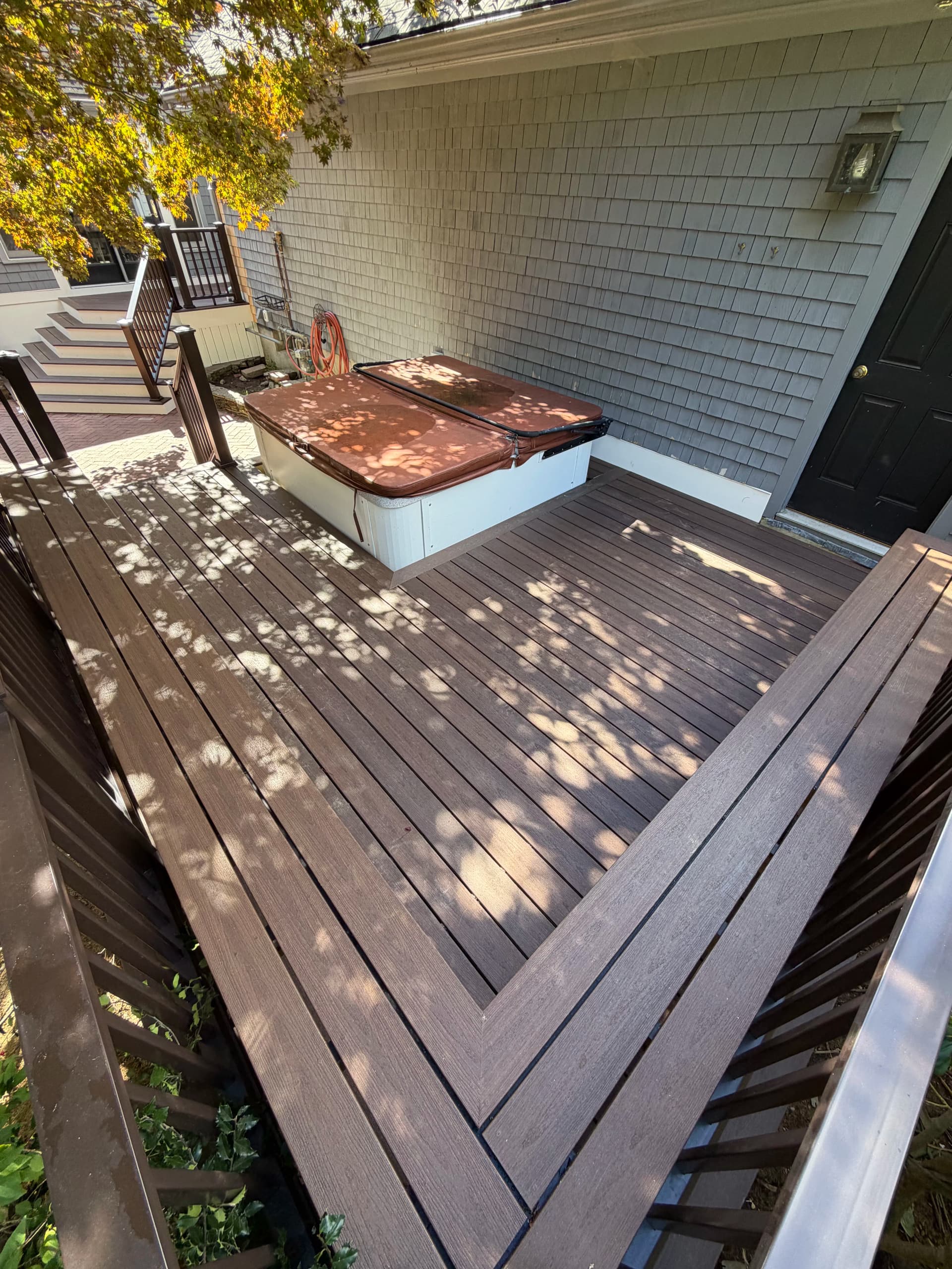 Gallery photos for Two Brand New Decks and a Hot Tub Exterior Refresh in Marstons Mills: Image #6