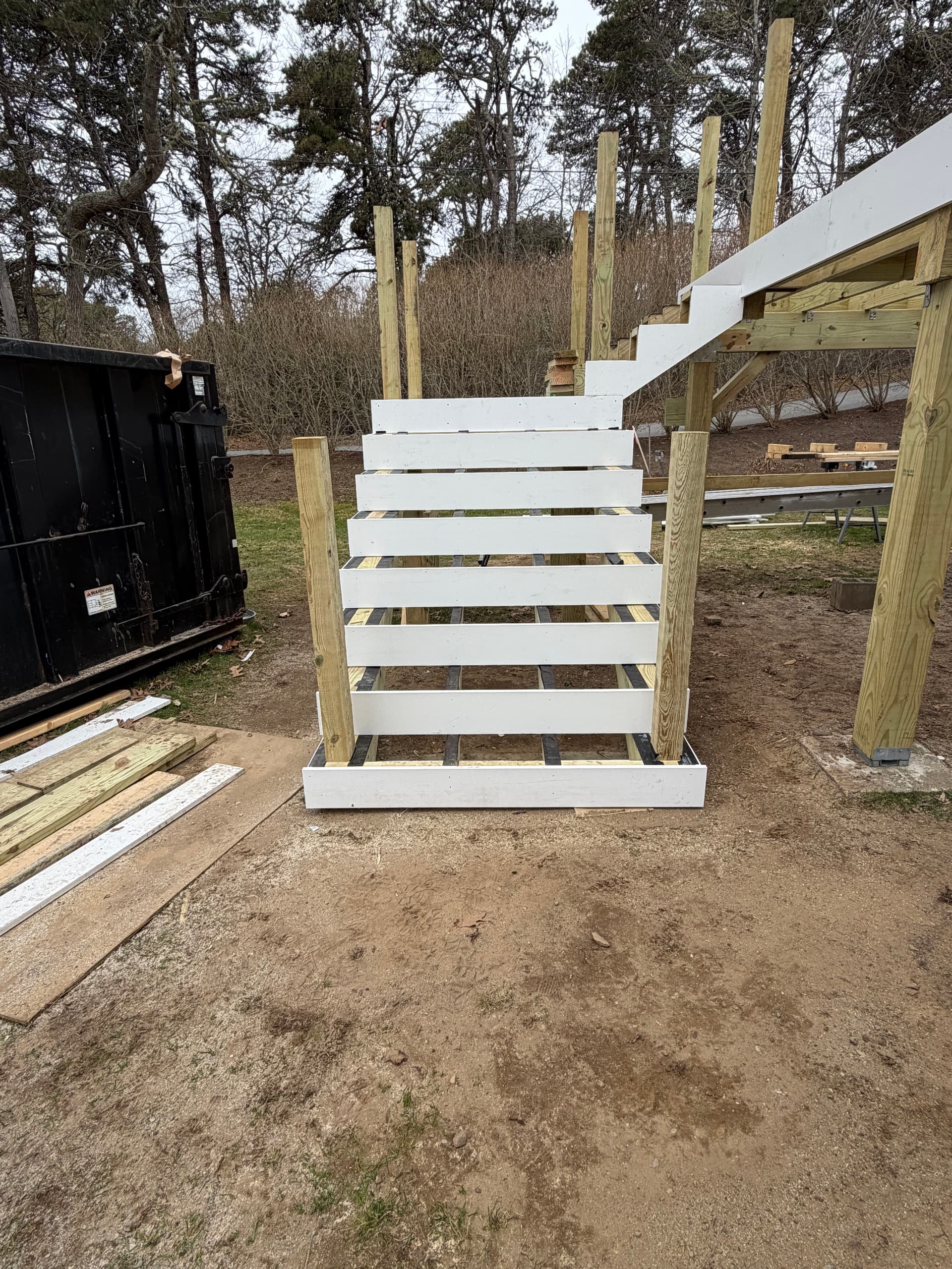 Gallery photos for Chatham Deck Build - Cumaru Decking and Stair Progress: Image #1