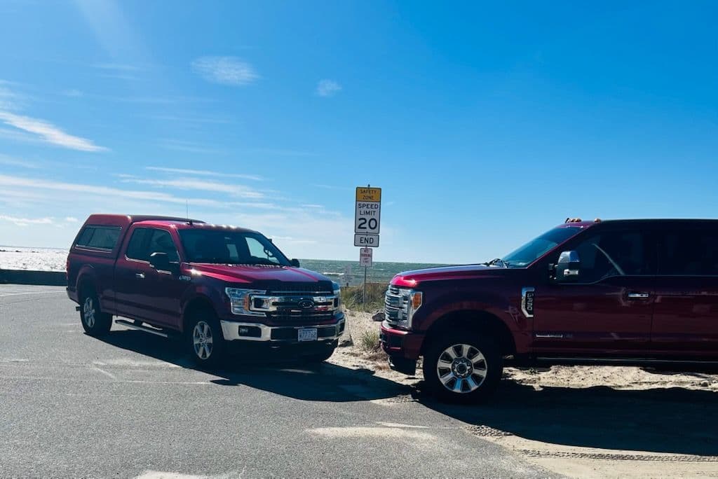 Project Cape Cod Carpentry Guild Unveils New Ruby Red F-150 image