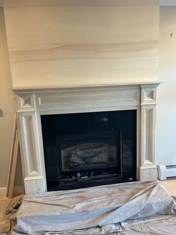 Fireplace Wooden Makeover in Yarmouthport