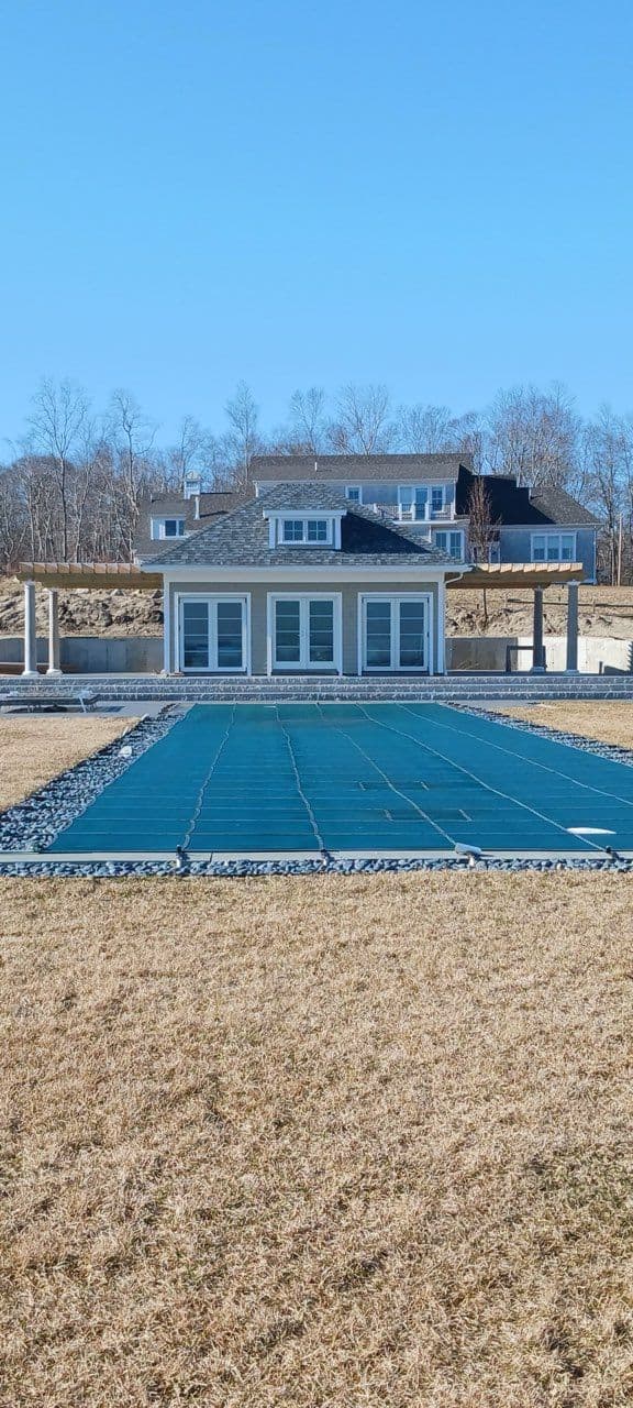 Poolside Building Construction