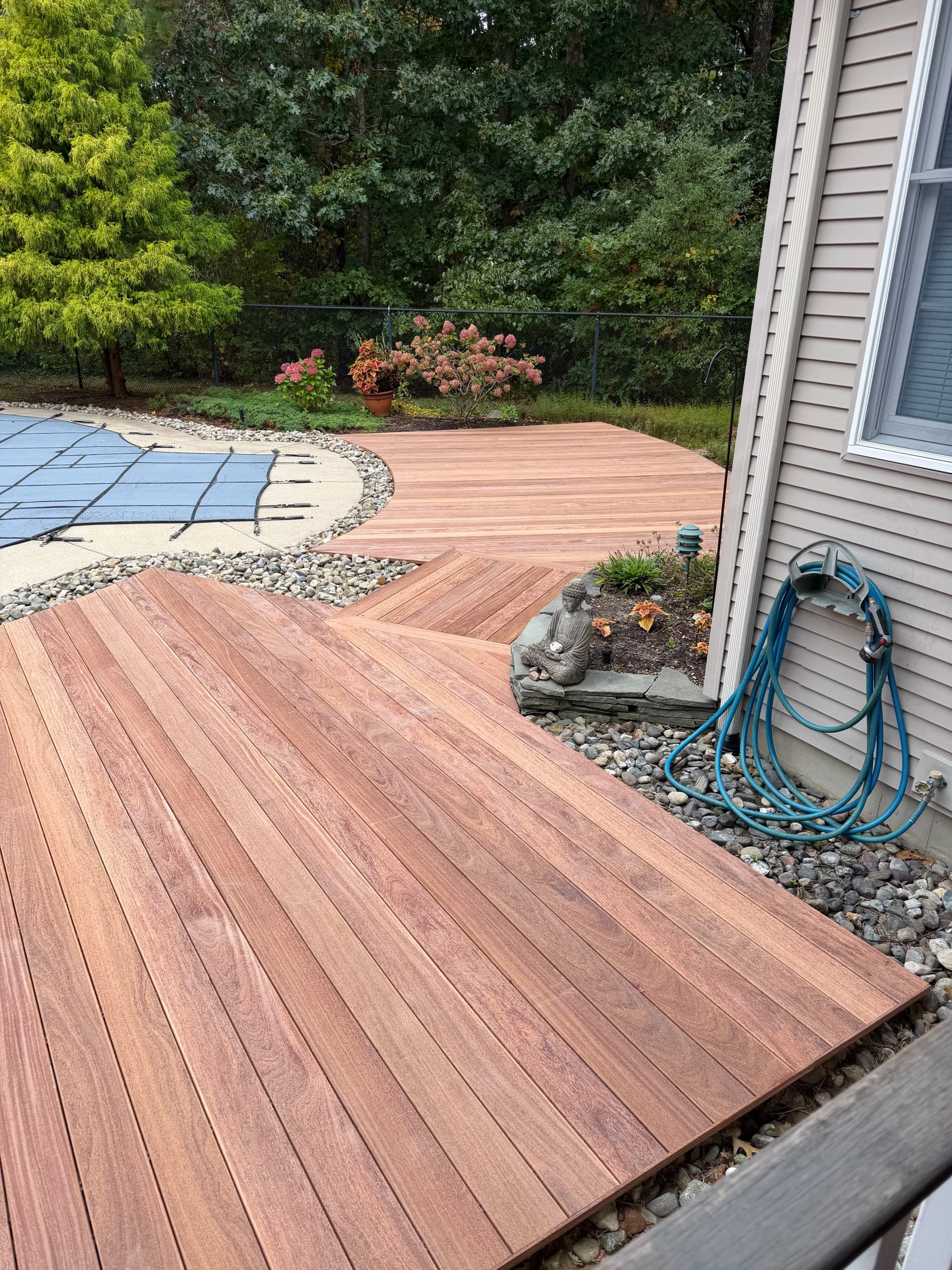 Gallery photos for Cumaru Pool Deck Build in Brewster That Looks Like Fine Furniture: Image #1