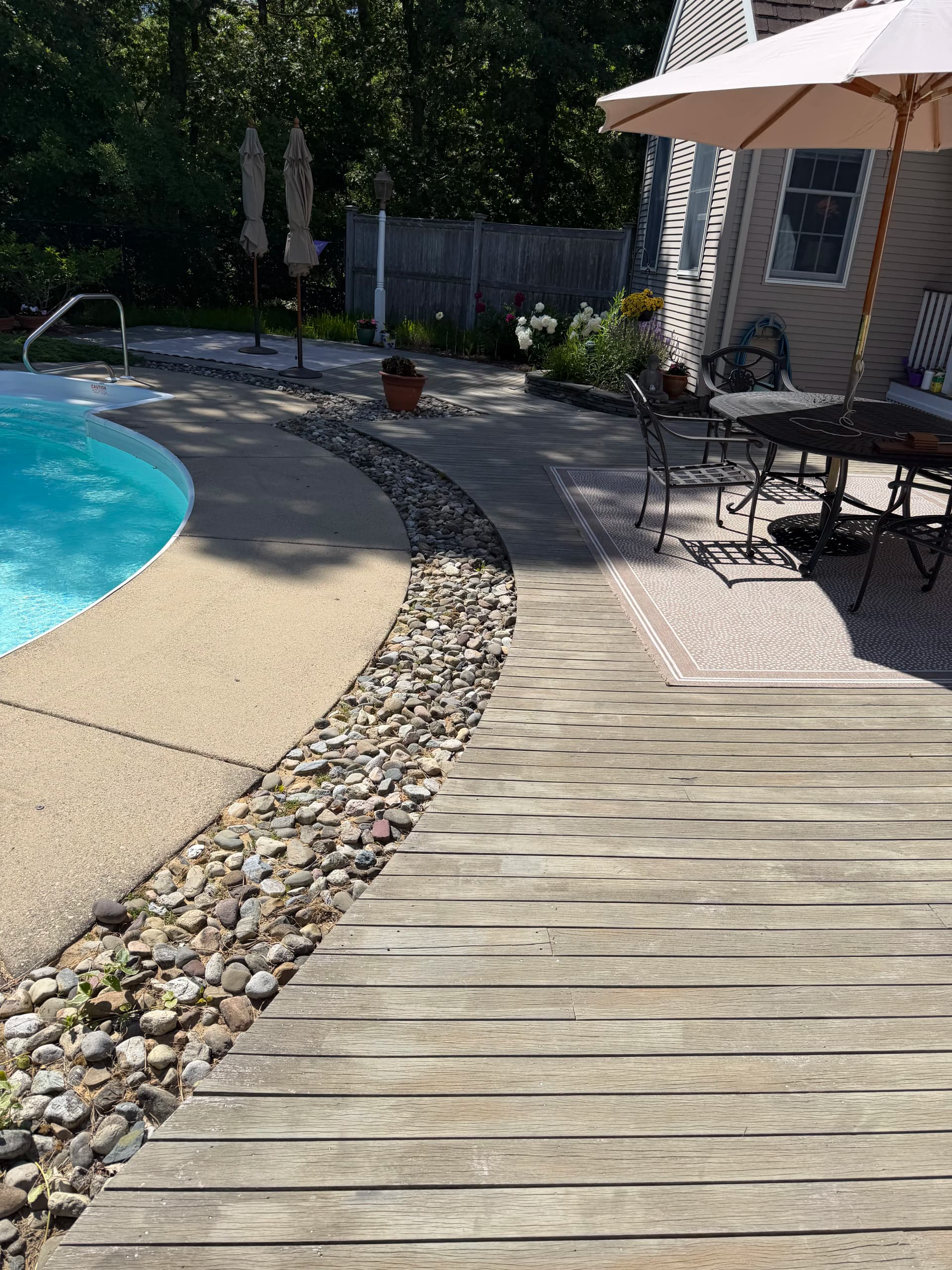 Gallery photos for Cumaru Pool Deck Build in Brewster That Looks Like Fine Furniture: Image #7