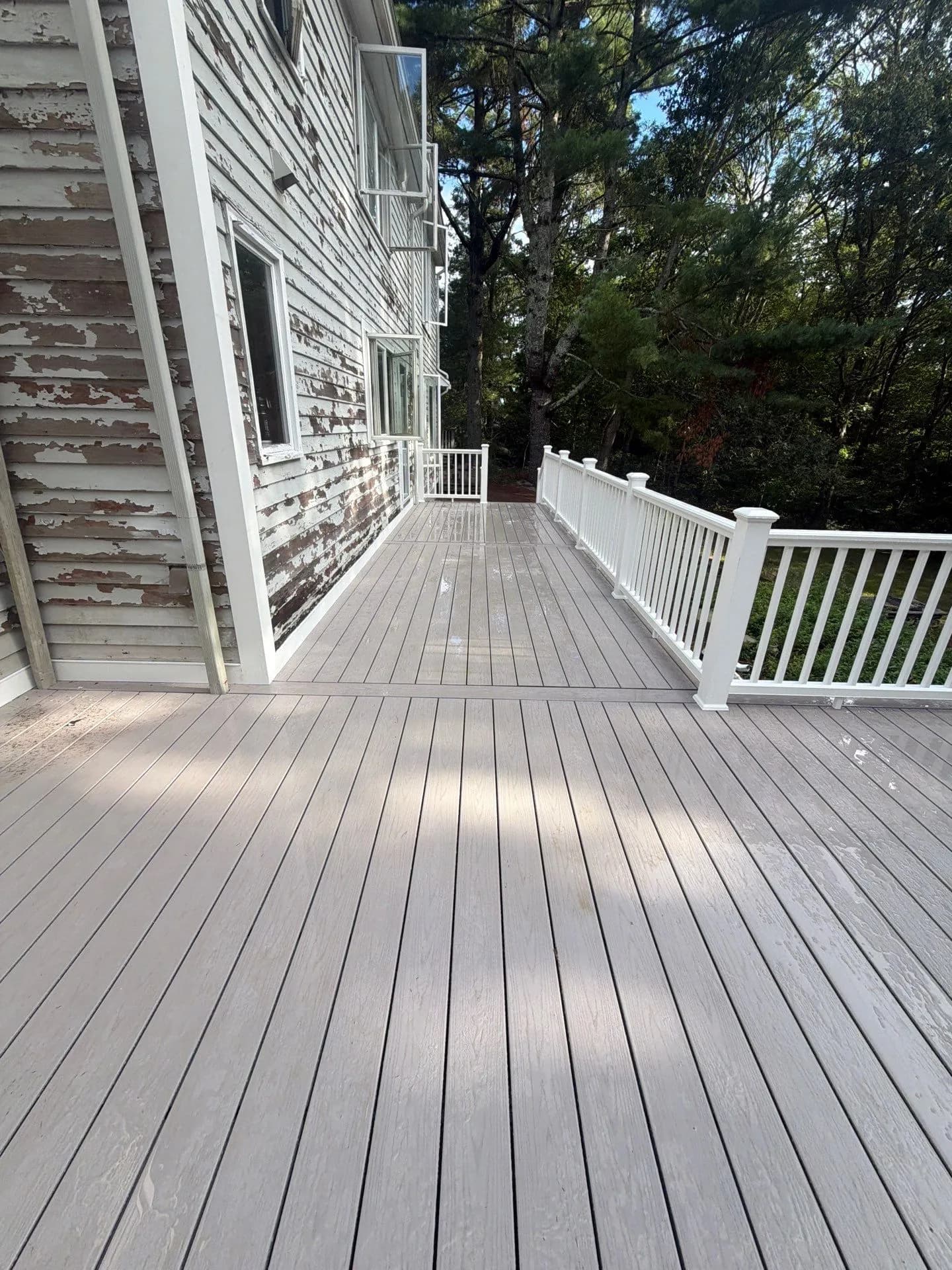 Gallery photos for Rotted Deck Gets a Full Composite Rebuild in Marstons Mills: Image #2