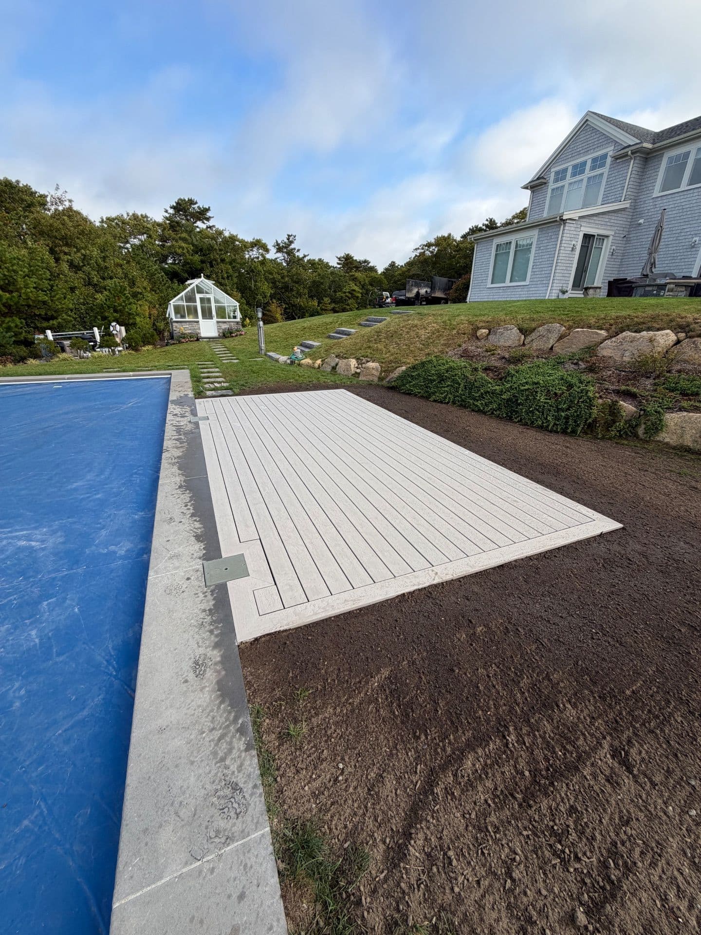 Gallery photos for Deck Installation Near the Pool - Falmouth: Image #5