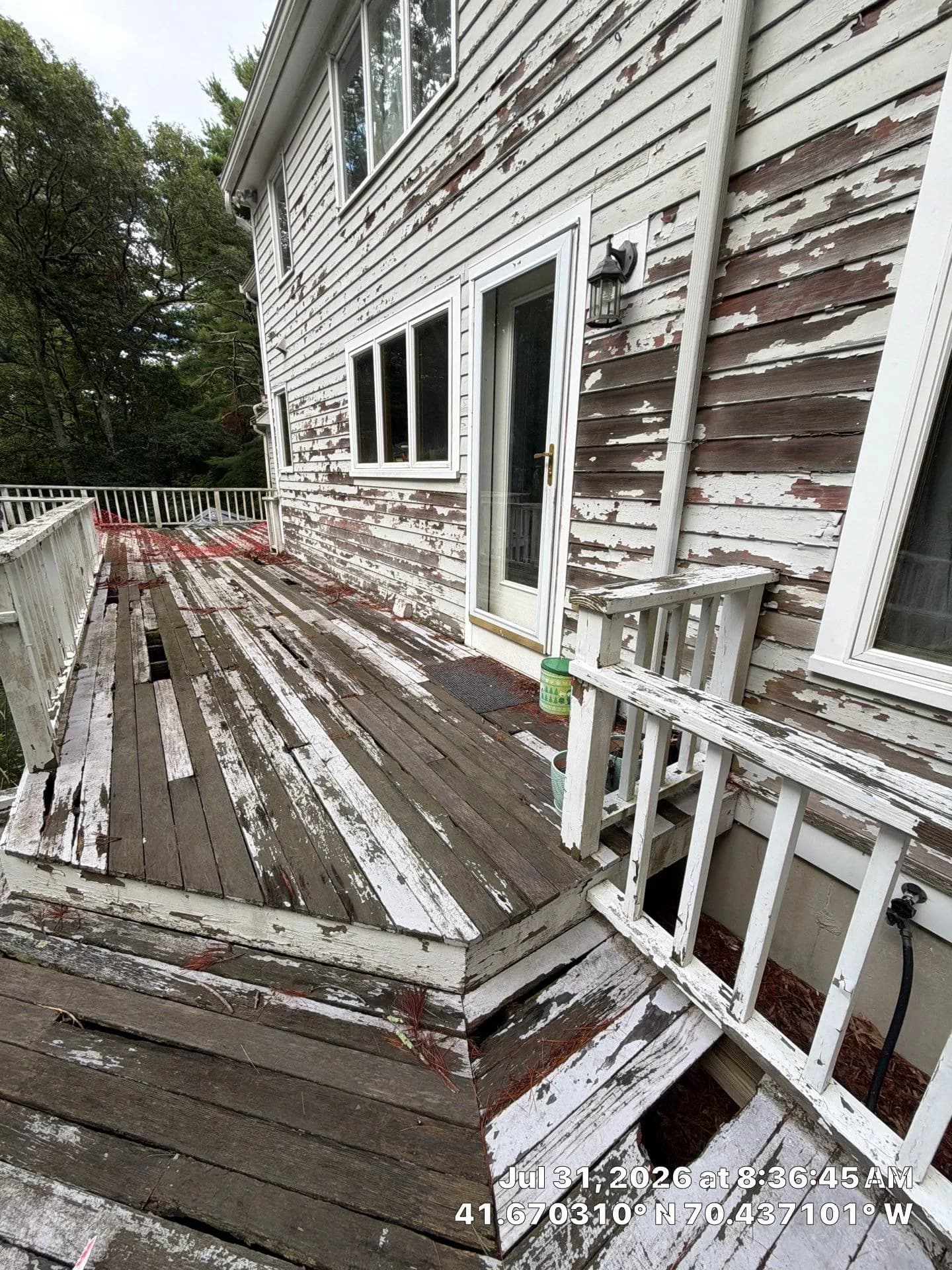 Gallery photos for Rotted Deck Gets a Full Composite Rebuild in Marstons Mills: Image #1