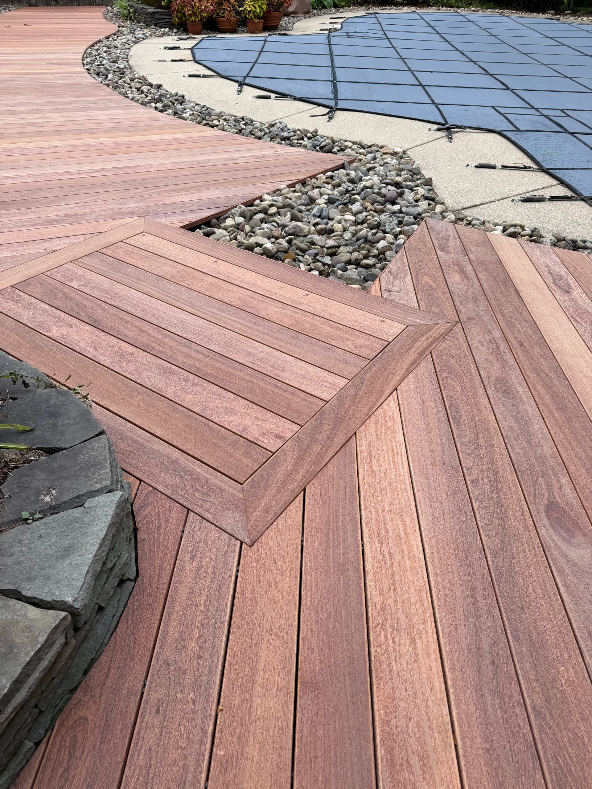 Gallery photos for Cumaru Pool Deck Build in Brewster That Looks Like Fine Furniture: Image #5